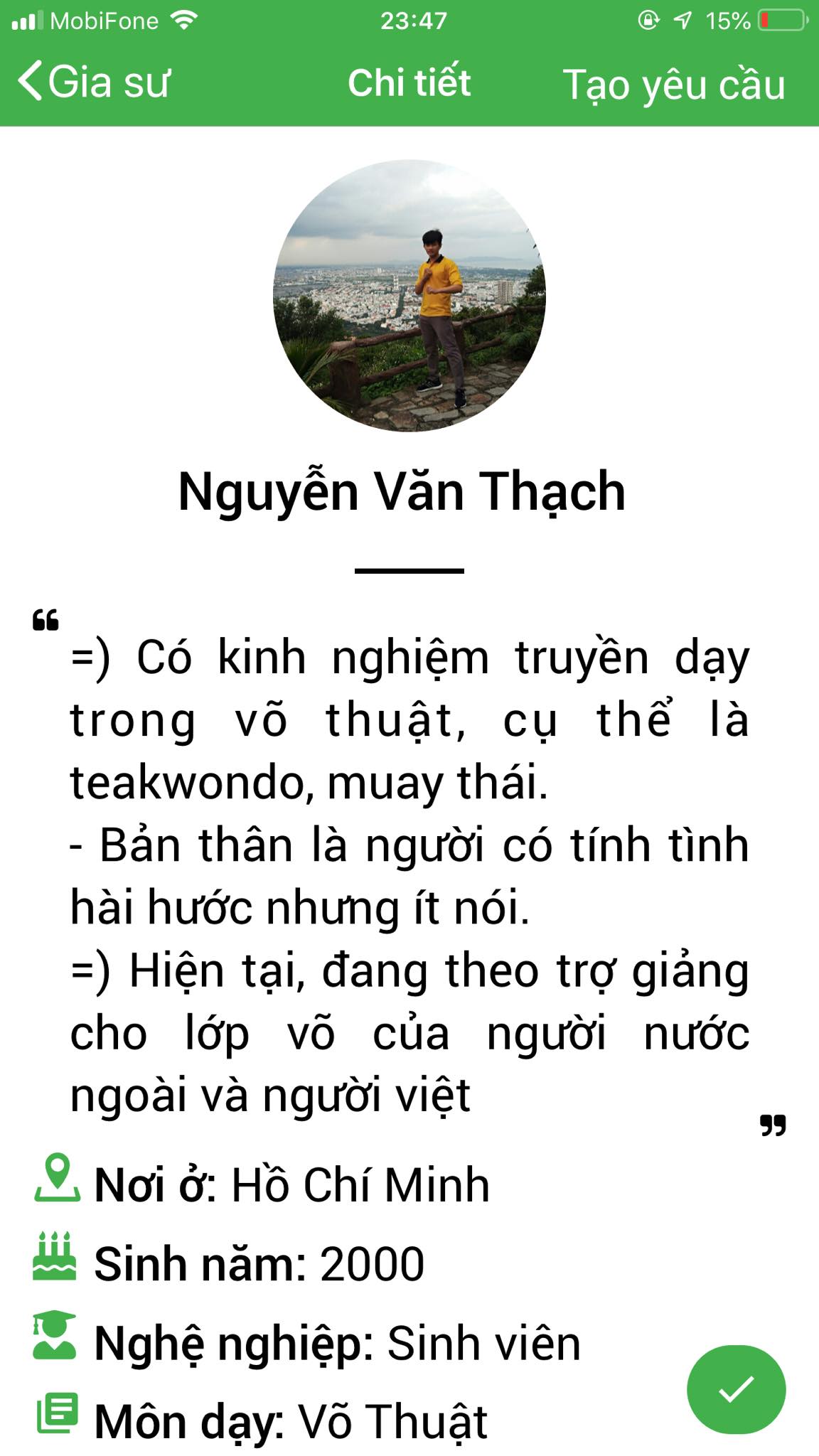 App Daykemtainha.vn Võ thuật